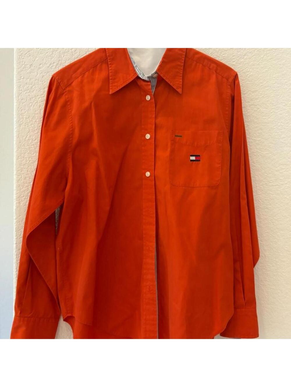 Tommy Hilfiger Men's Orange Shirt